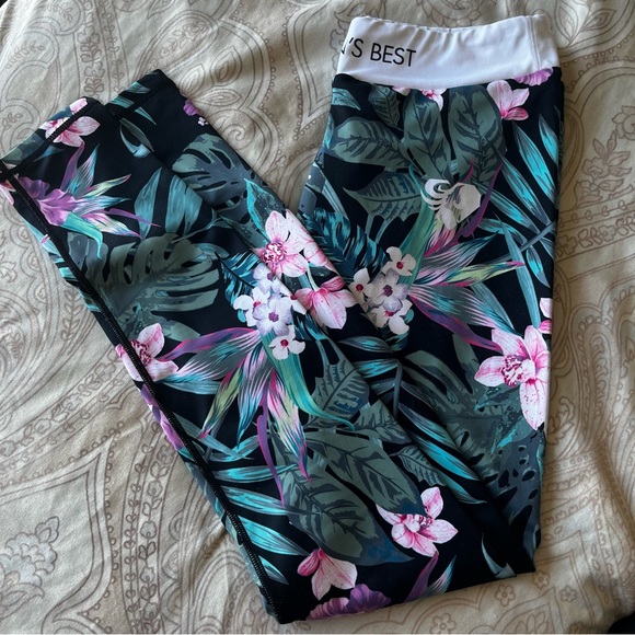 Tropical Print Leggings - Picture 6 of 11